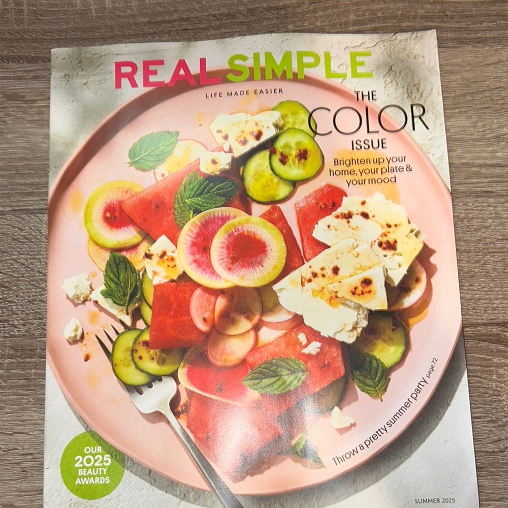 Pink and Green Kitchen Cookbooks